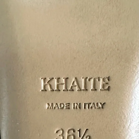 KHAITE The Marfa leather mules Women’s Size 36/6 - Picture 8 of 9